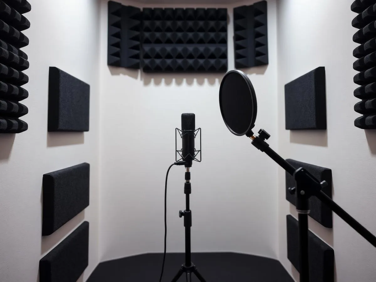 Music recording session setup